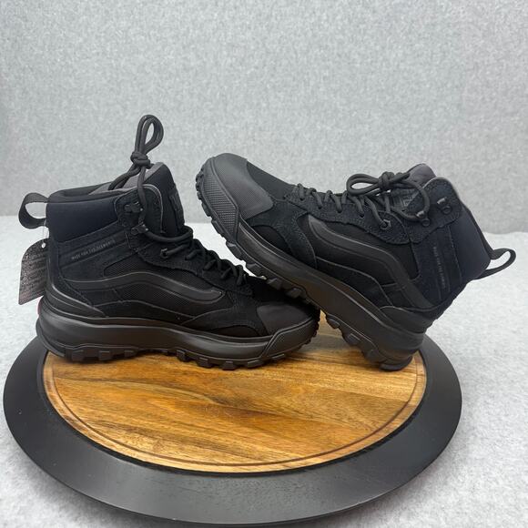 Vans MTE Crestline Boots Women's 8.5 Men's 7 HydroGuard Black Shoes Waterproof - Picture 5 of 7